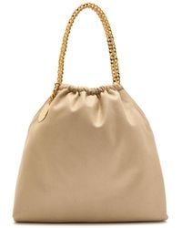 Stella McCartney - Falabella Drawstring Faux Suede Tote - Lyst