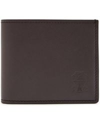Brunello Cucinelli - Logo-Debossed Leather Wallet - Lyst