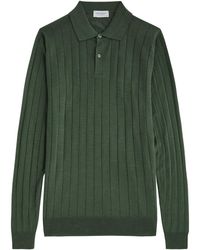 John Smedley - Ade Wool Polo Shirt - Lyst