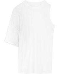 A.W.A.K.E. MODE - Asymmetric One-Sleeve Cotton T-Shirt - Lyst