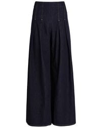 Alice + Olivia - Henry Pleated Wide-Leg Trousers - Lyst