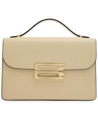 Victoria Beckham - Dorian Small Leather Top Handle Bag - Lyst