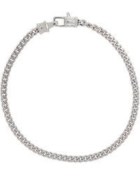 Tom Wood - Curb M Sterling Chain Bracelet - Lyst