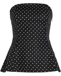 Faithfull the Brand - Petro Polka Dot Linen Top - Lyst