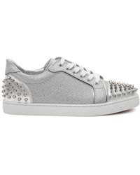 Christian Louboutin - Vieira 2 Embellished Sneakers - Lyst