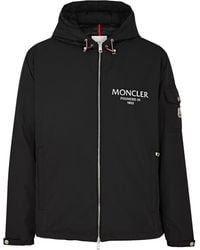 Moncler - Granero Logo Hooded Nylon Jacket - Lyst