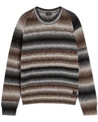 Paul Smith - Striped Merino Wool-Blend Jumper - Lyst