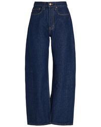 B Sides - Slim Lasso Structured Barrel-Leg Jeans - Lyst