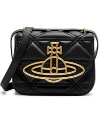 Vivienne Westwood - Linda Quilted Leather Cross-body Bag - Lyst