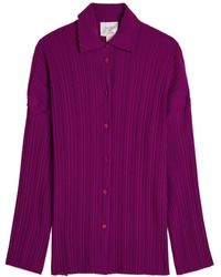 Forte Forte - Plissé Crepe Shirt - Lyst
