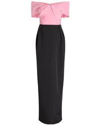 Rebecca Vallance - Amaro Off-The-Shoulder Taffeta Maxi Dress - Lyst