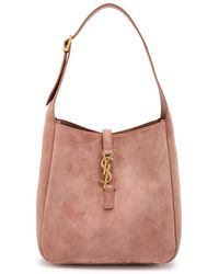 Saint Laurent - Le 5 À 7 Small Suede Hobo Bag - Lyst