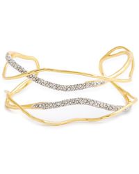 Alexis - Solanales 14kt -plated Cuff - Lyst