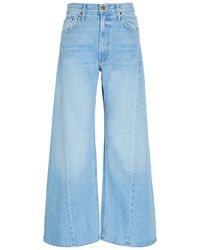 Mother - The Lemon Twist Wide-Leg Denim Jeans - Lyst