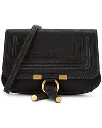 Chloé Marcie Black Leather Belt Bag