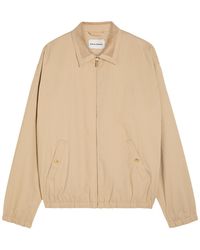 Drole de Monsieur - Le Blouson Drôle Logo Stretch-Cotton Jacket - Lyst