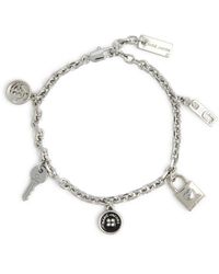 Marc Jacobs - Button Charm-Plated Bracelet - Lyst