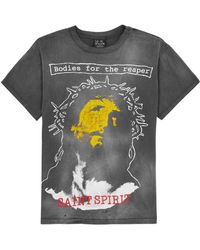 SAINT Mxxxxxx - Saint Reaper Printed Cotton T-shirt - Lyst
