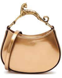 Lanvin - Hobo Cat Mini Leather Top Handle Bag - Lyst