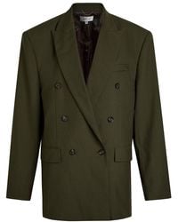 Ronny Kobo - 1988 Double-Breasted Woven Blazer - Lyst