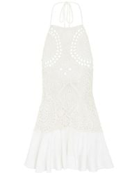 Jacquemus - La Robe Napperon Courte Crochet Cotton Mini Dress - Lyst