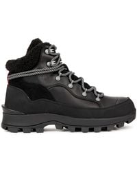 HUNTER - Explorer Leather Hiking Boots - Lyst
