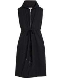 Studio Nicholson - Hooded Drawstring Midi Dress - Lyst