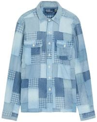Polo Ralph Lauren - Patchwork Design Cotton Shirt - Lyst