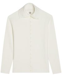 TOTEME - Polo Fine-Knit Cardigan - Lyst