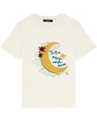 Weekend by Maxmara - Cinema Printed Cotton T-shirt - Lyst