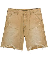 SAINT Mxxxxxx - Distressed Canvas Shorts - Lyst