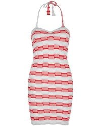 GIMAGUAS - Été Striped Knitted Mini Dress - Lyst