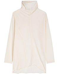 High - Spot On Asymmetric Wool-Jersey Top - Lyst