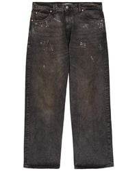 Our Legacy - Vast Cut Paint-Splatter Straight-Leg Jeans - Lyst