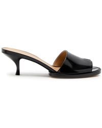 Maison Margiela - Tabi City Evening 55 Glossed Leather Mules - Lyst
