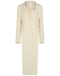Simone Rocha - Crystal-Embellished Cut-Out Woven Tailcoat - Lyst