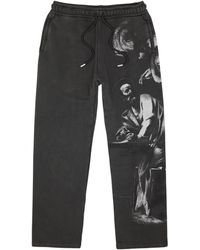 Off-White c/o Virgil Abloh - S. Matthew Printed Cotton Sweatpants - Lyst