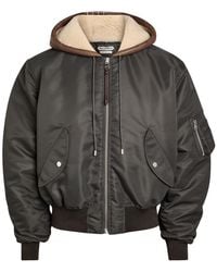 JW Anderson - Quilted Hooded Nylon Bomber Jacket - Lyst