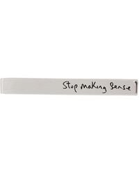 Paul Smith - Stop Making Sense Brass Tie Clip - Lyst