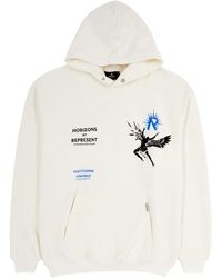 Represent - Icarus Printed Hooded Cotton Sweatshirt - Lyst