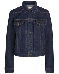 KHAITE - Augustine Denim Jacket - Lyst