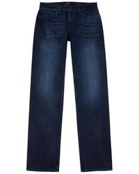7 For All Mankind - Standard Luxe Performance Eco Straight-leg Jeans - Lyst