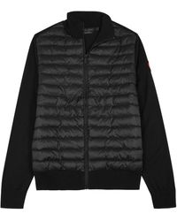 Canada Goose - Hybridge Quilted Shell And Wool Jacket - Lyst