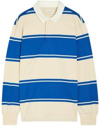 GANT - Striped Cotton Rugby Shirt - Lyst
