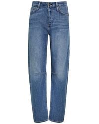 Rag & Bone - Stevie Tapered-Leg Denim Jeans - Lyst