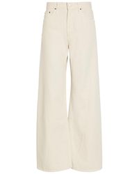 Mother - The Lemon Twist Wide-Leg Jeans - Lyst