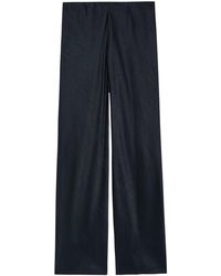 Vince - Colette Wide-Leg Satin Trousers - Lyst