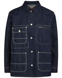 vowels - Patch Pocket Denim Jacket - Lyst