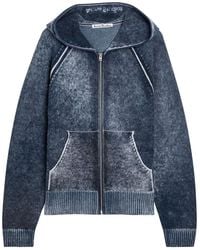 Acne Studios - Washed Hooded Wool-Blend Jumper - Lyst