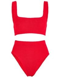 Hunza G - Patricia Seersucker Bikini - Lyst